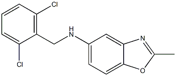 N-[(2,6-dichlorophenyl)methyl]-2-methyl-1,3-benzoxazol-5-amine Structure