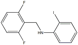 N-[(2,6-difluorophenyl)methyl]-2-iodoaniline,,结构式