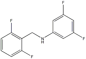 N-[(2,6-difluorophenyl)methyl]-3,5-difluoroaniline Structure