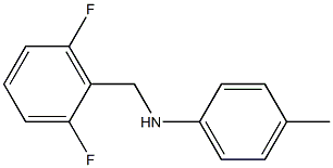 N-[(2,6-difluorophenyl)methyl]-4-methylaniline Struktur