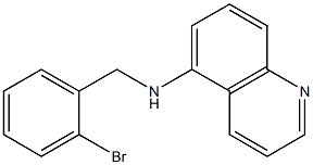 N-[(2-bromophenyl)methyl]quinolin-5-amine