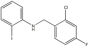  N-[(2-chloro-4-fluorophenyl)methyl]-2-iodoaniline