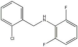 N-[(2-chlorophenyl)methyl]-2,6-difluoroaniline 化学構造式