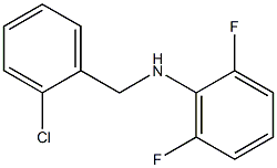 N-[(2-chlorophenyl)methyl]-2,6-difluoroaniline 结构式