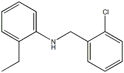 N-[(2-chlorophenyl)methyl]-2-ethylaniline Structure