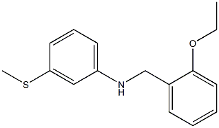 N-[(2-ethoxyphenyl)methyl]-3-(methylsulfanyl)aniline Struktur