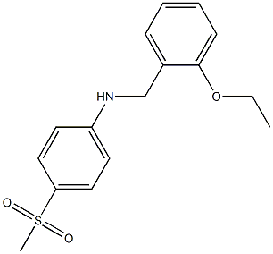 N-[(2-ethoxyphenyl)methyl]-4-methanesulfonylaniline 化学構造式