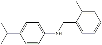 N-[(2-methylphenyl)methyl]-4-(propan-2-yl)aniline