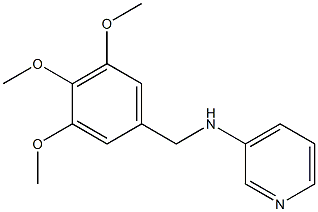 N-[(3,4,5-trimethoxyphenyl)methyl]pyridin-3-amine,,结构式