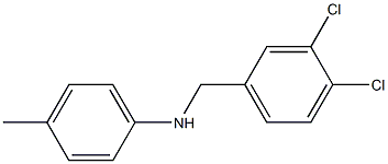 N-[(3,4-dichlorophenyl)methyl]-4-methylaniline Structure