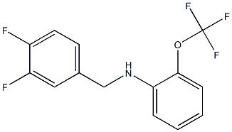 N-[(3,4-difluorophenyl)methyl]-2-(trifluoromethoxy)aniline Structure