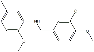 N-[(3,4-dimethoxyphenyl)methyl]-2-methoxy-5-methylaniline|