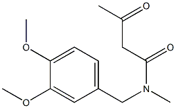 N-[(3,4-dimethoxyphenyl)methyl]-N-methyl-3-oxobutanamide