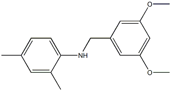 N-[(3,5-dimethoxyphenyl)methyl]-2,4-dimethylaniline Structure