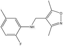 N-[(3,5-dimethyl-1,2-oxazol-4-yl)methyl]-2-fluoro-5-methylaniline