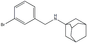 N-[(3-bromophenyl)methyl]adamantan-1-amine Structure