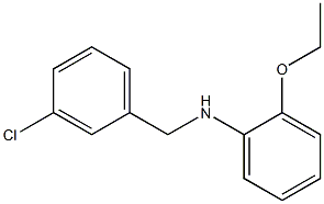 N-[(3-chlorophenyl)methyl]-2-ethoxyaniline Structure