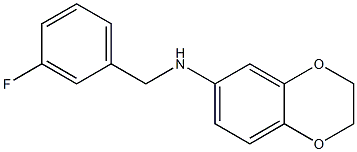 N-[(3-fluorophenyl)methyl]-2,3-dihydro-1,4-benzodioxin-6-amine|