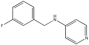 N-[(3-fluorophenyl)methyl]pyridin-4-amine Structure