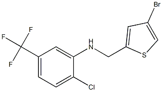 N-[(4-bromothiophen-2-yl)methyl]-2-chloro-5-(trifluoromethyl)aniline