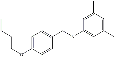 N-[(4-butoxyphenyl)methyl]-3,5-dimethylaniline Structure