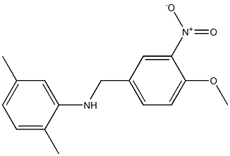  N-[(4-methoxy-3-nitrophenyl)methyl]-2,5-dimethylaniline