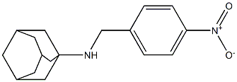 N-[(4-nitrophenyl)methyl]adamantan-1-amine,,结构式