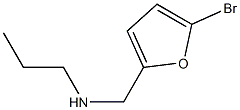 N-[(5-bromo-2-furyl)methyl]-N-propylamine Structure