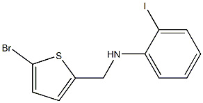 N-[(5-bromothiophen-2-yl)methyl]-2-iodoaniline Structure