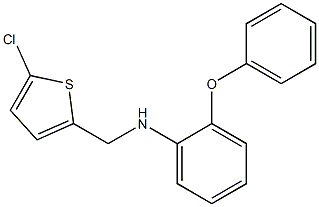 N-[(5-chlorothiophen-2-yl)methyl]-2-phenoxyaniline Structure