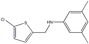 N-[(5-chlorothiophen-2-yl)methyl]-3,5-dimethylaniline Structure