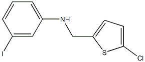 N-[(5-chlorothiophen-2-yl)methyl]-3-iodoaniline Structure