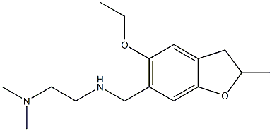 N'-[(5-ethoxy-2-methyl-2,3-dihydro-1-benzofuran-6-yl)methyl]-N,N-dimethylethane-1,2-diamine Structure