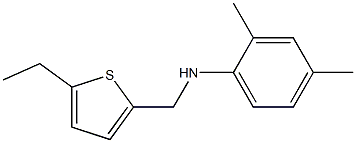 N-[(5-ethylthiophen-2-yl)methyl]-2,4-dimethylaniline 结构式