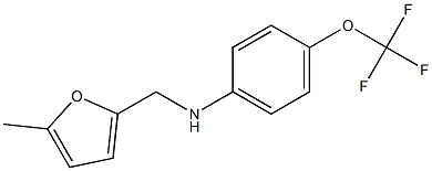 N-[(5-methylfuran-2-yl)methyl]-4-(trifluoromethoxy)aniline Struktur
