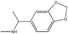 N-[1-(1,3-benzodioxol-5-yl)ethyl]-N-methylamine Structure