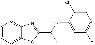 N-[1-(1,3-benzothiazol-2-yl)ethyl]-2,5-dichloroaniline Struktur