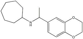 N-[1-(2,3-dihydro-1,4-benzodioxin-6-yl)ethyl]cycloheptanamine