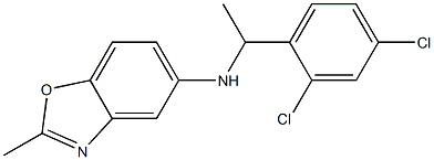 N-[1-(2,4-dichlorophenyl)ethyl]-2-methyl-1,3-benzoxazol-5-amine Struktur