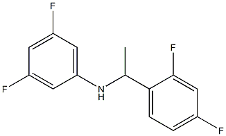 N-[1-(2,4-difluorophenyl)ethyl]-3,5-difluoroaniline Struktur