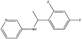 N-[1-(2,4-difluorophenyl)ethyl]pyridin-3-amine Structure