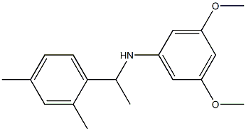 N-[1-(2,4-dimethylphenyl)ethyl]-3,5-dimethoxyaniline Structure