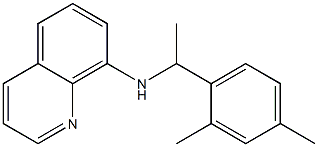 N-[1-(2,4-dimethylphenyl)ethyl]quinolin-8-amine Structure