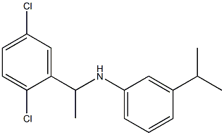 N-[1-(2,5-dichlorophenyl)ethyl]-3-(propan-2-yl)aniline Struktur