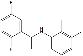 N-[1-(2,5-difluorophenyl)ethyl]-2,3-dimethylaniline Structure