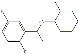 N-[1-(2,5-difluorophenyl)ethyl]-2-methylcyclohexan-1-amine Structure