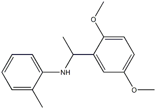 N-[1-(2,5-dimethoxyphenyl)ethyl]-2-methylaniline Structure