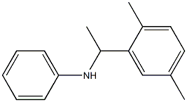 N-[1-(2,5-dimethylphenyl)ethyl]aniline Structure