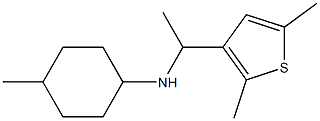 N-[1-(2,5-dimethylthiophen-3-yl)ethyl]-4-methylcyclohexan-1-amine Structure