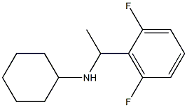 N-[1-(2,6-difluorophenyl)ethyl]cyclohexanamine Structure